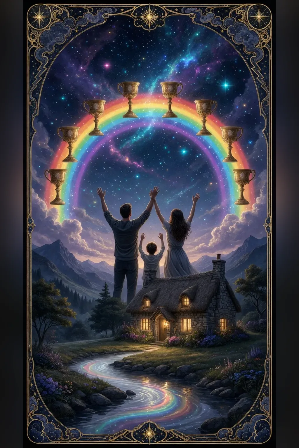 Ten of Cups tarot card